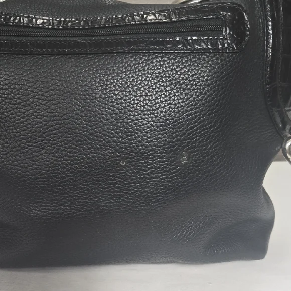 Brighton Black Pebble Leather Women's Bag - Picture 5 of 9
